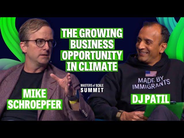 The business potential of the climate sector (with Mike Schroepfer & DJ Patil) | Summit 2024