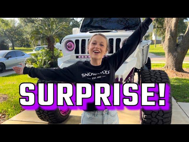 ￼ Surprising my girlfriend with her dream Jeep!!