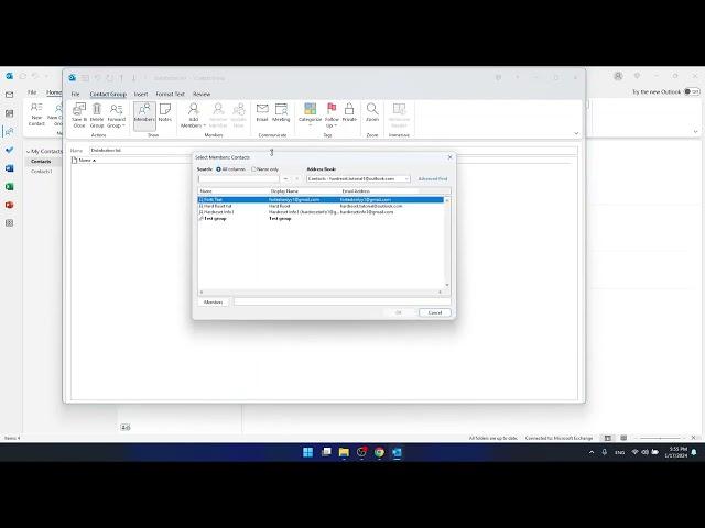 How to Create a Distribution List in Outlook