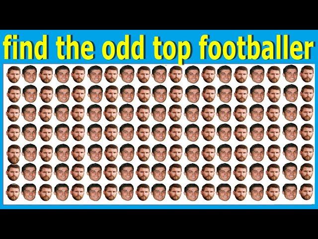 guess and find top footballer | spot 3 differences in picturs ,the best football quiz game 2025