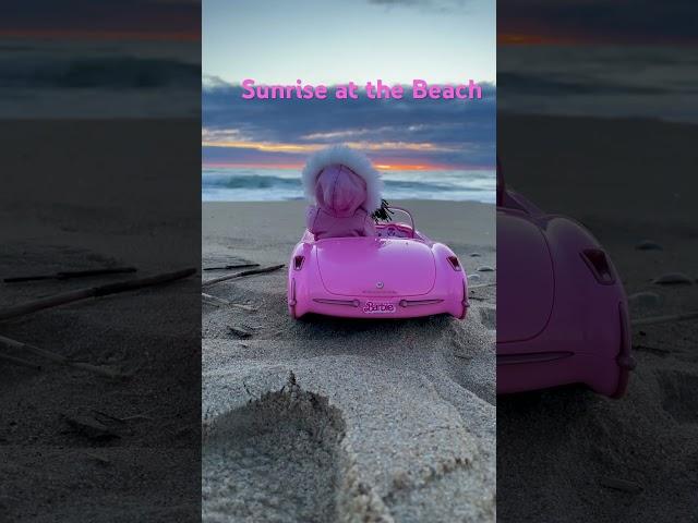 Enjoy The Sunrise At The Beach With Barbie  #sunrise #barbie #barbievideo