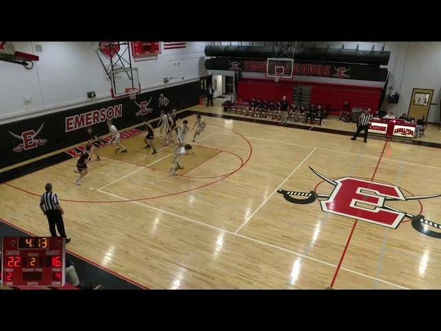 Emerson High School vs Cresskill High School Mens JV Basketball