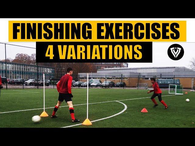 Finishing | 4 Variations | Football Training | Thomas Vlaminck