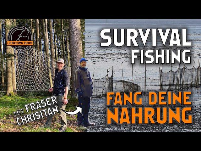 SURVIVAL FISHING: So lernst du STELLNETZE und ANGELFALLEN bauen⎥Fraser Christian, Coastal Survival