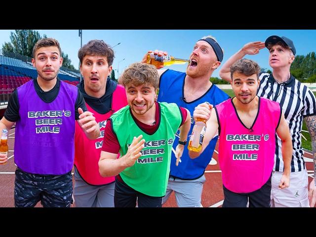 YOUTUBER BEER MILE RACE *BONUS FOOTAGE*