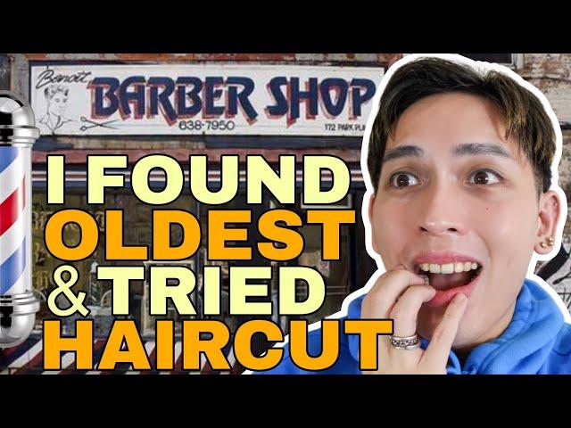 I FOUND THE OLDEST EXISTING BARBERSHOP AND TRIED HAIRCUT! SIR LAWRENCE