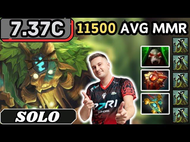 7.37c - Solo TREANT PROTECTOR Hard Support Gameplay 33 ASSISTS - Dota 2 Full Match Gameplay