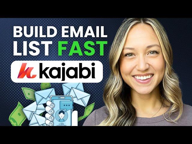 How to Build Your Email List + Lead Magnet in Kajabi | Step-by-Step Landing Page + Opt-In Tutorial