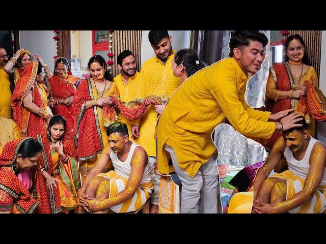 Finally विशाल भाई की हल्दी भी हो गई ️ !! Pahadi Shadi || pahadi lifestyle vlogs || daily vlogs