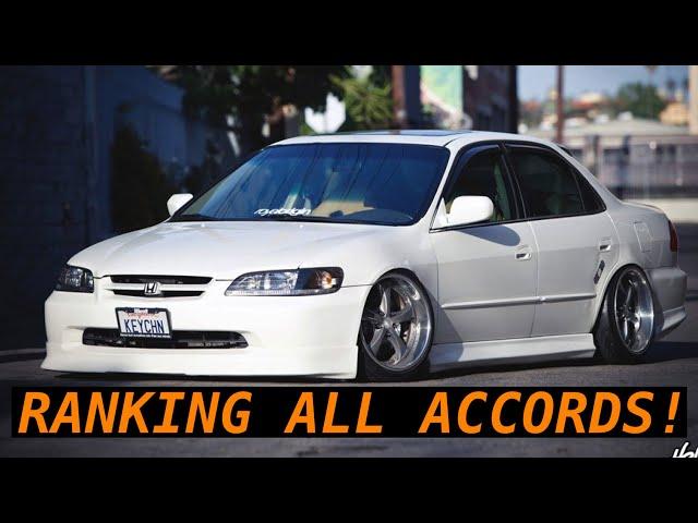 Ranking ALL Honda Accord Generations From Worst To Best!!