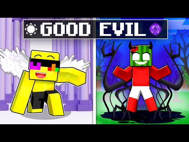 GOOD vs EVIL Sunny And Melon In Minecraft!