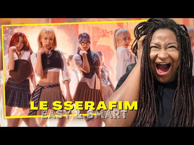 DISCOVERING LE SSERAFIM - 'Smart' & 'EASY' OFFICIAL MV | REACTION