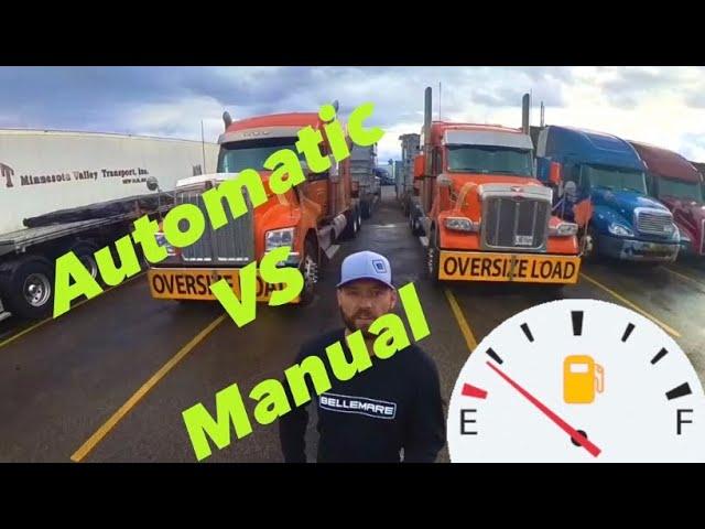 Automatic VS Manual Fuel Economy for Heavy Haul