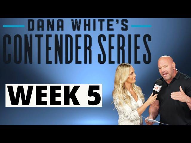 Dana White's Contender Series: Season 8, Week 5 Betting Breakdown