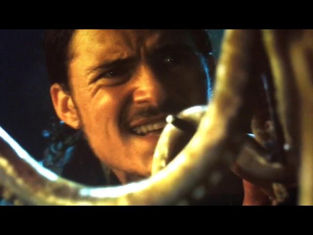 Pirates of the Caribbean 2 - Will Steels The Key From Davy Jones - Will And His Father Say Goodbye