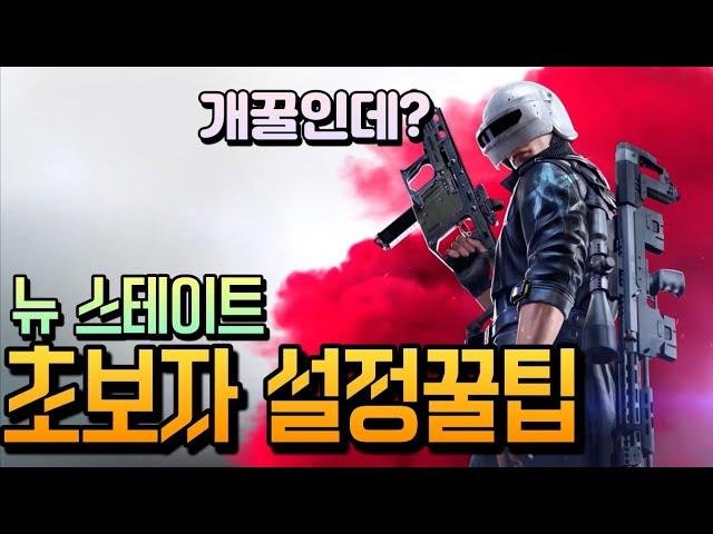 배틀그라운드 뉴 스테이트 초보자를 위한 설정 꿀팁! [ 배틀그라운드 : 뉴 스테이트 ]