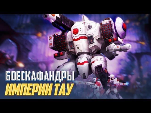 БОЕВЫЕ КОСТЮМЫ ИМПЕРИИ ТАУ В WARHAMMER 40000