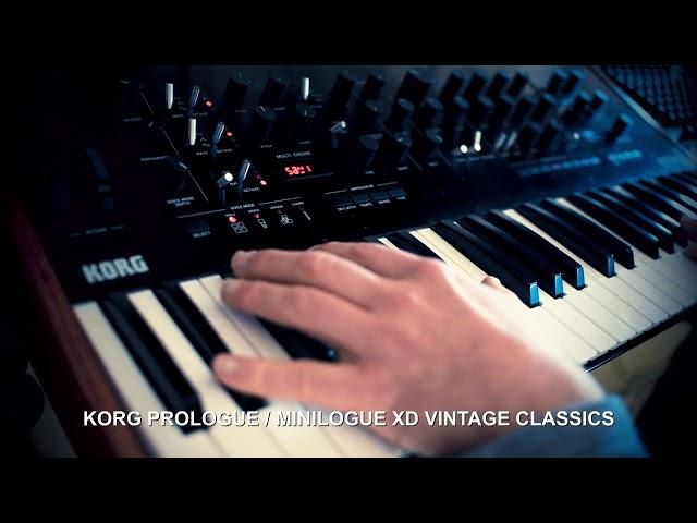 KORG PROLOGUE MINILOGUE XD -  "VINTAGE CLASSICS" SOUNDPACK DEMO