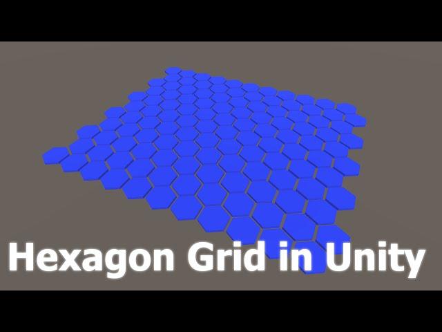 Creating a Hexagon Grid in Unity