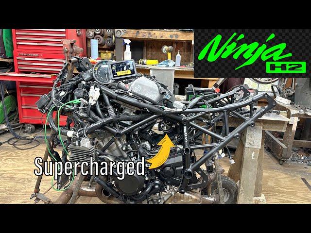 I bought a Wrecked Kawasaki Ninja H2 Motorcycle Engine on eBay. Does It Run?