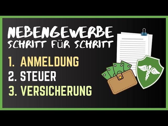 NEBENBEI SELBSTSTÄNDIG - Die ultimative Anleitung zum Gründen im Nebengewerbe