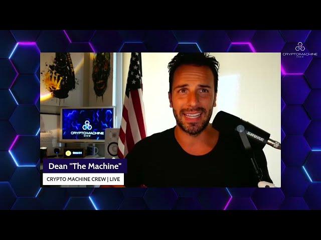 CRYPTO MACHINE CREW |  LIVE  w/ DEAN THE MACHINE |  HOLD THE LINE  #BTC #PLS 