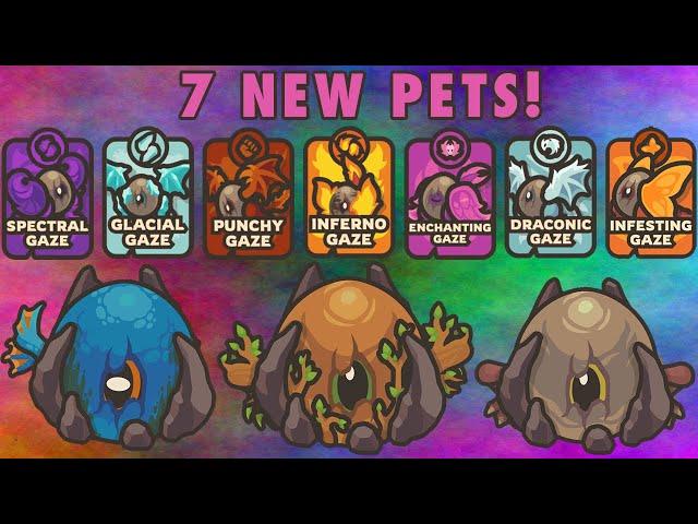 [TAMING.IO] 7 NEW UNIQUE AND POWERFUL PETS - GAZES!