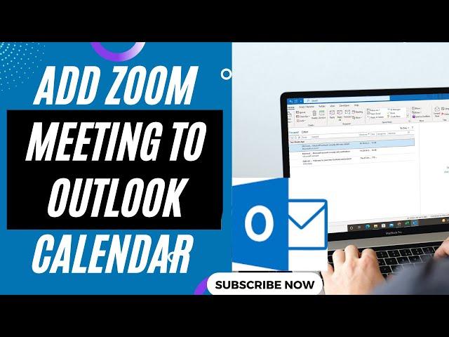 How to Add Zoom Meeting to Outlook Calendar | How to Schedule a Zoom Meeting in Outlook