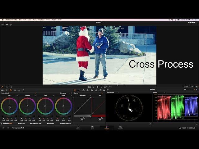 Basic Cross Process Color Grading in DaVinci Resolve