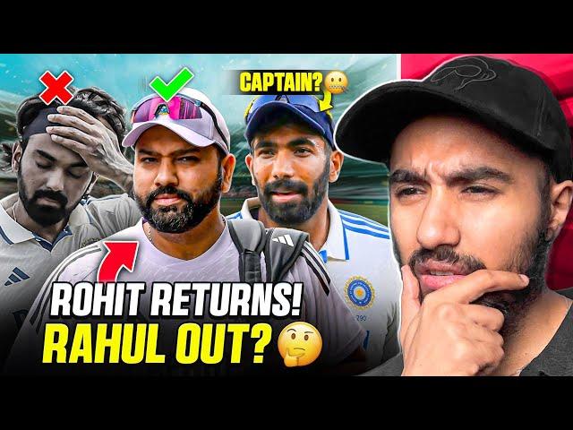 Big News! Rohit Sharma BACK.. BUT KL Rahul as Opener?  | IND vs AUS 2nd Test