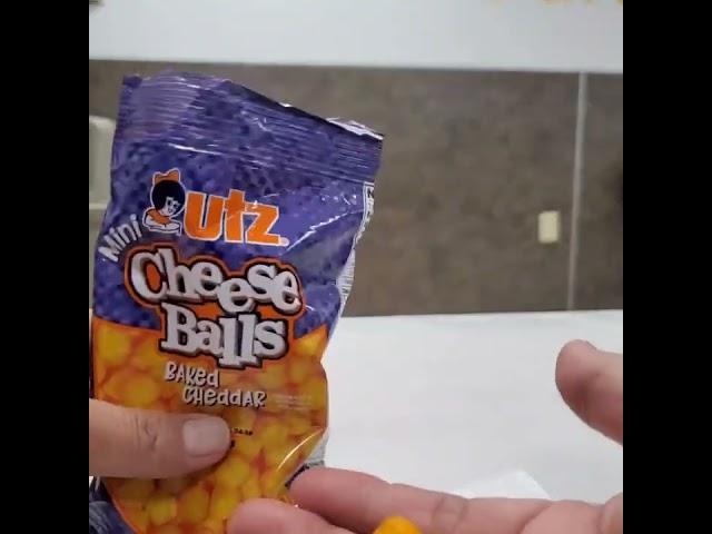 Mini Utz Cheese Balls Baked Cheddar #short #amazing #satisfying #yummy