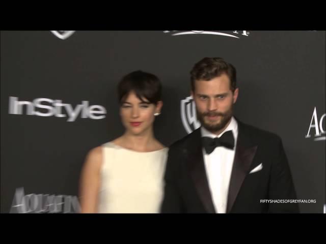 Jamie Dornan and Amelia Warner - Golden Globes 2015