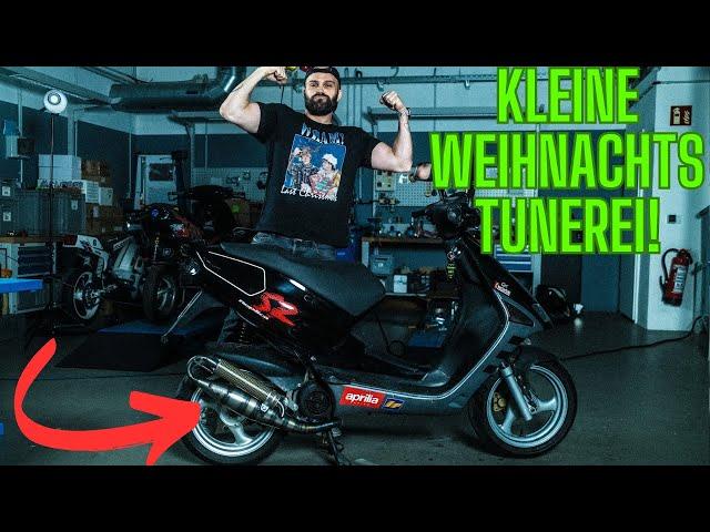 Kleine Weihnachtstunerei Teil 2! Aprilia SR50 Replica Projekt!