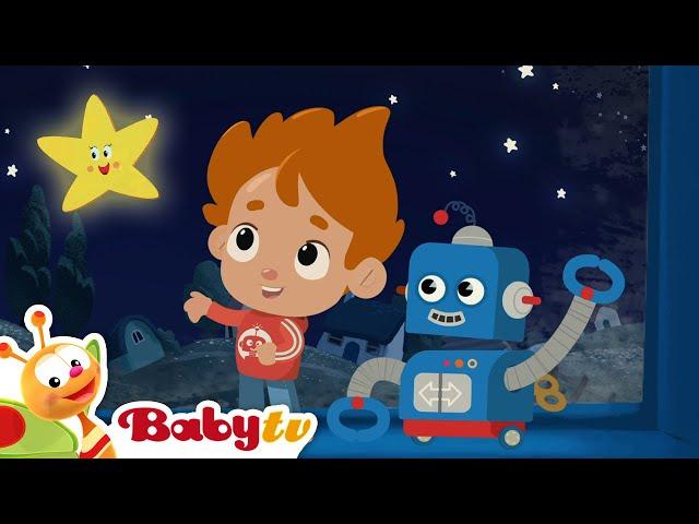 Звёздочка, блести, блести | Детские стишки и песни | BabyTV Pусский