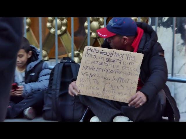 Migrants Using Children to Beg on Manhattan Streets - Nov 16, 2024