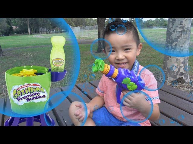 Gazillion Tornado Bubble Machine And Bubble Gun Kids Outdoor Playtime Fun Wih Ckn Toys