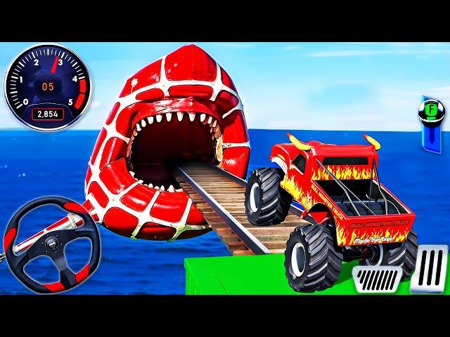 Monster Truck Mega Ramp Impossible Driver - 4x4 Ultimate Car Stunts GT Racing - Android GamePlay