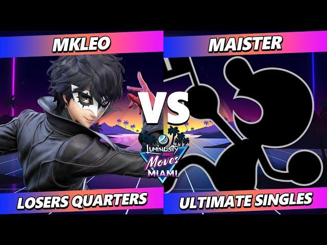 LMM Miami 2024 TOP 8 - MkLeo (Joker) Vs. Maister (Game & Watch) Smash Ultimate - SSBU