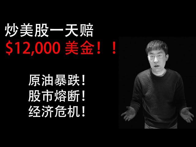 《20万美金投资挑战》第三期：油价暴跌！美股熔断！股市赔钱！经济危机！为什么以及该怎么办？！