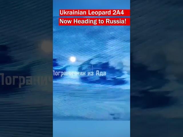 Abandoned Leopard 2A4 Captured by Russian Forces!