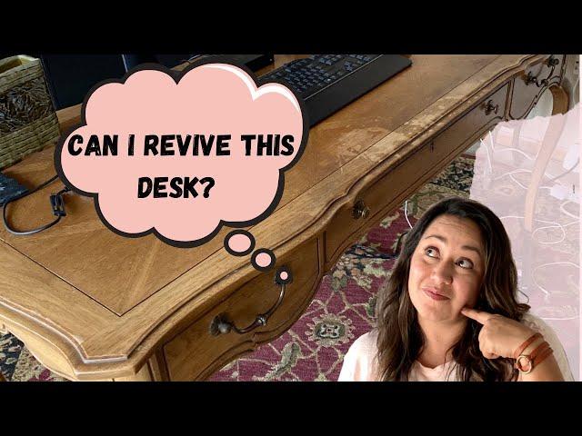 Large Desk Makeover | Furniture Flip