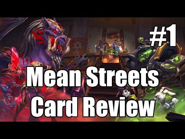 [Hearthstone] Mean Streets of Gadgetzan Card Review (Part 1)