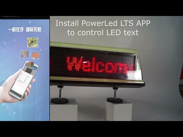 Taxi light, LED display, airport taxi light, airport car advertising display