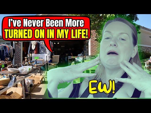 I Walked Into a Cringey Conversation | Garage Sale Point of View | Reselling Yard Sale for Ebay