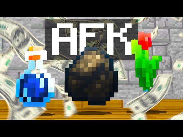 I AFK'd money methods for 24hrs, here's how much I made... [26] | HYPIXEL SKYBLOCK