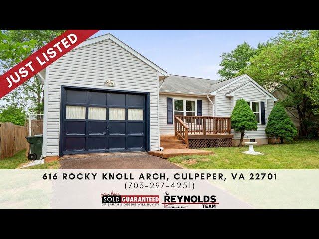 616 Rocky Knoll Arch, Culpeper, VA 22701 The Reynolds Team (703) 297 4251