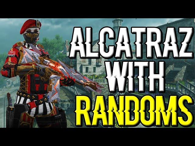 Playing ALCATRAZ BATTLE ROYALE with RANDOMS SQUAD in CALL OF DUTY MOBILE | COD MOBILE | CODM