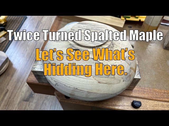 Second Turn On A Spalted Maple Bowl