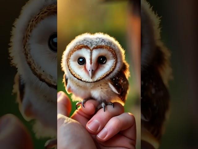 Baby Owl #BabyOwl #Owlet #CuteOwls #FluffyOwl #OwlLovers #Owl #NatureCuties #WildlifeLove #LittleOwl