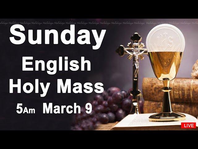 Catholic Mass Today I Daily Holy Mass I Sunday March 9 2025 I English Holy Mass I 5.00 AM